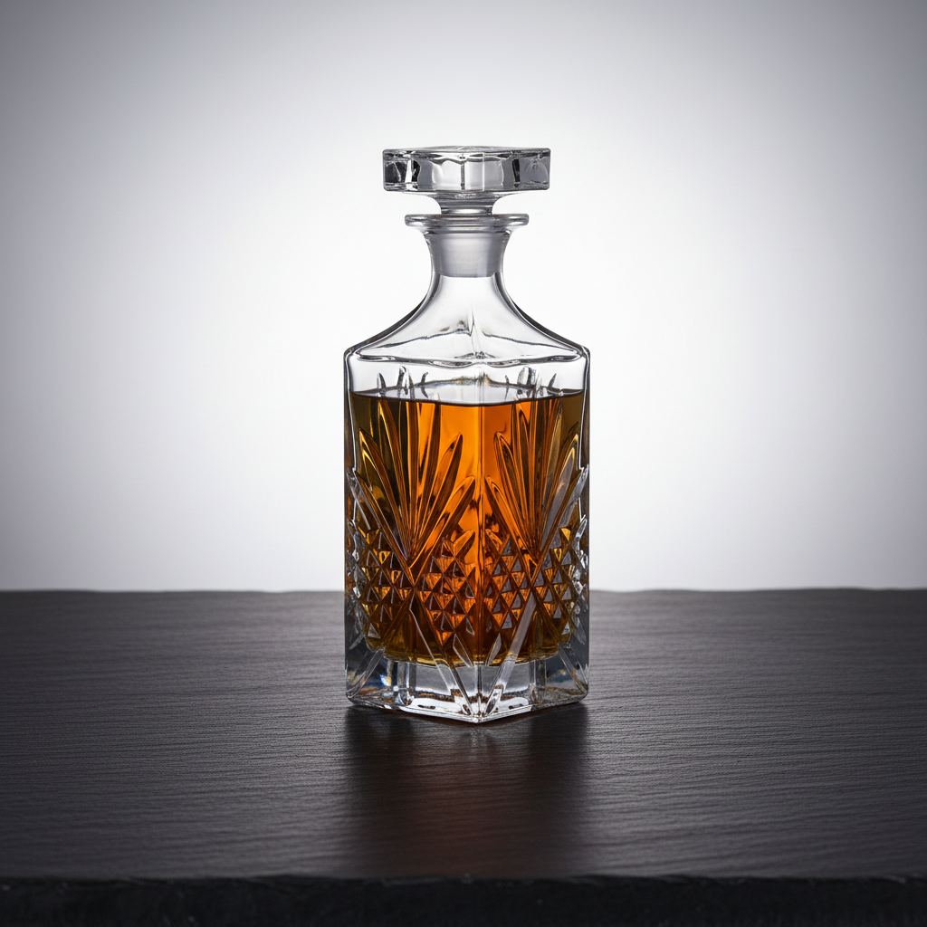Carafe à Whisky Cristal Gravée - Ardent