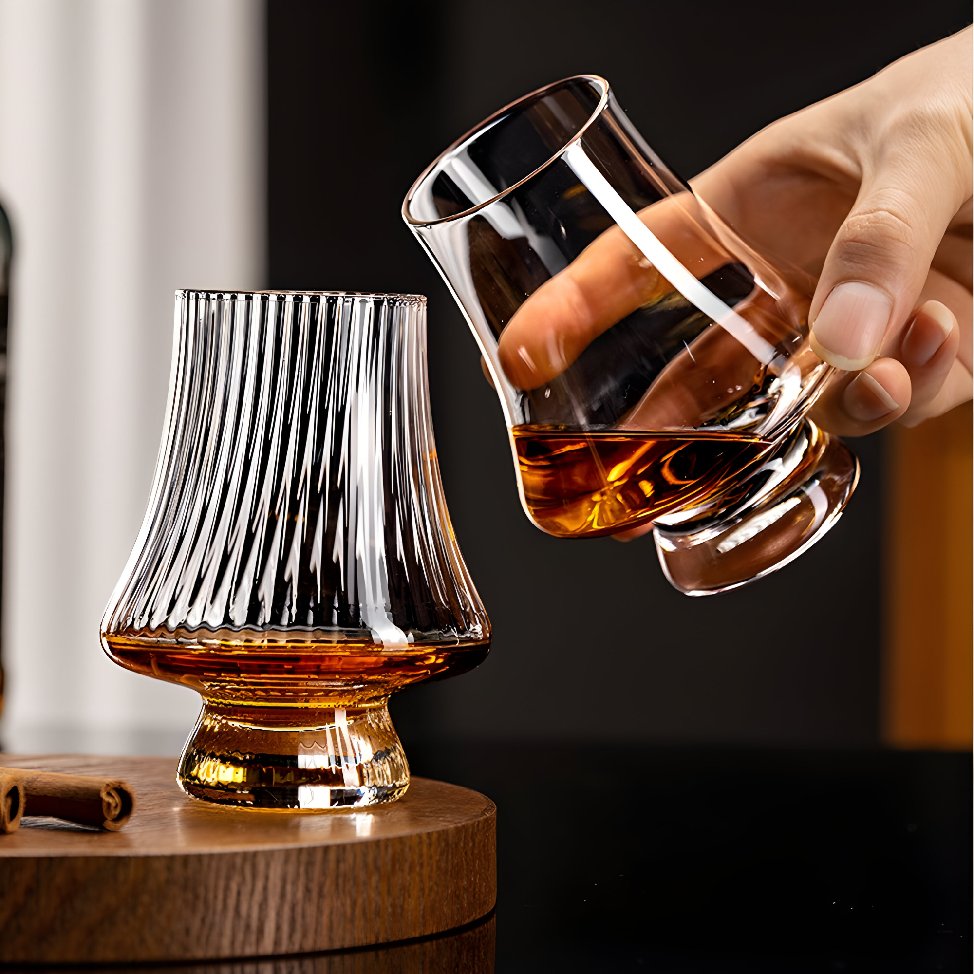 Verre Digestif Rhum Gravé - Mahogany 3