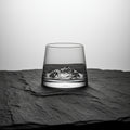 Verre Whisky Montagne - Blanc