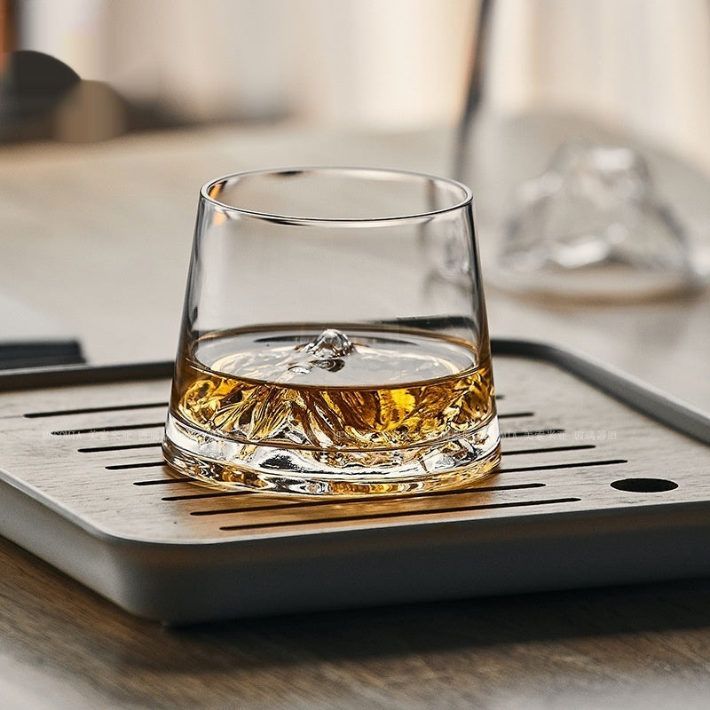 Verre Whisky Montagne - Blanc  1