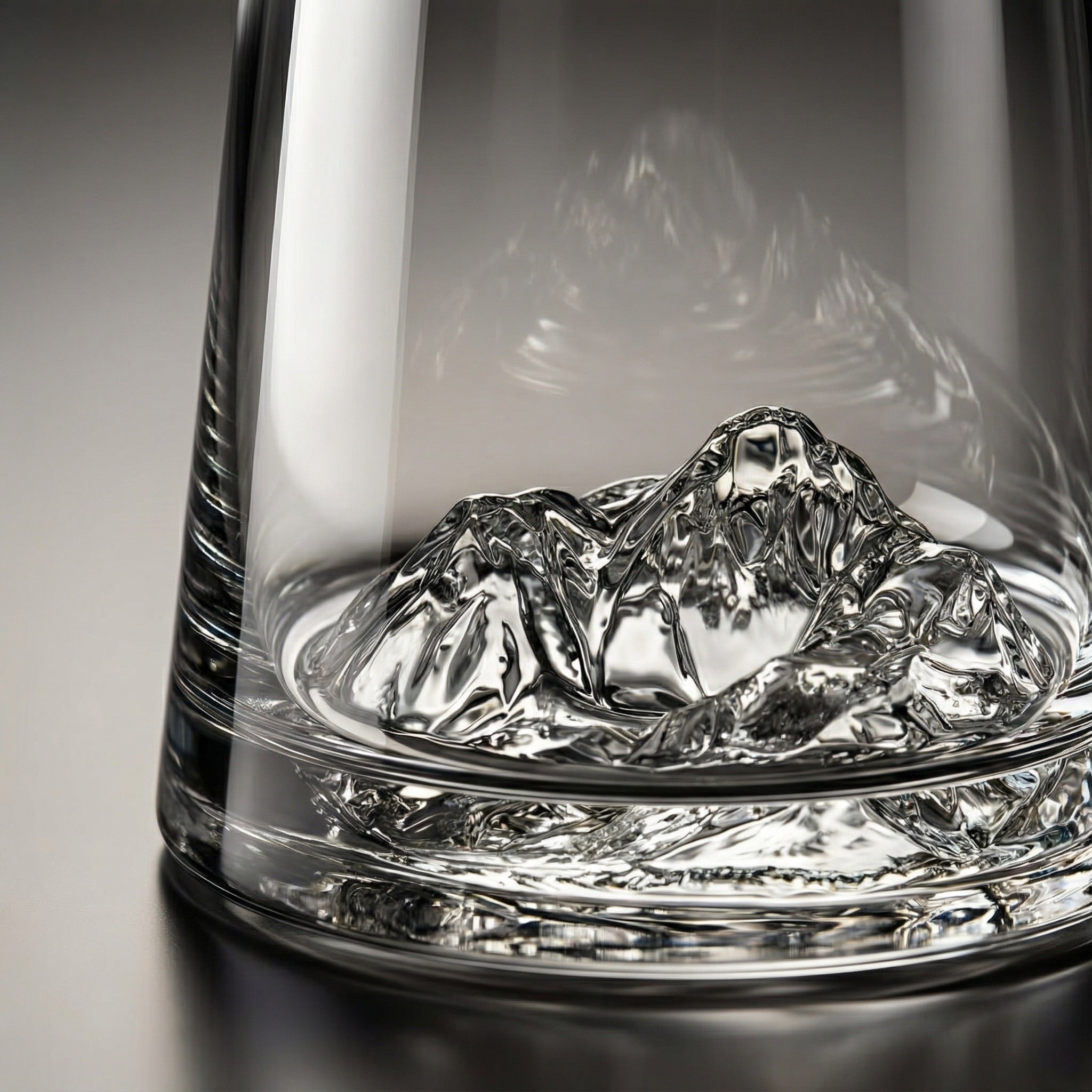 Verre Whisky Montagne - Blanc  3