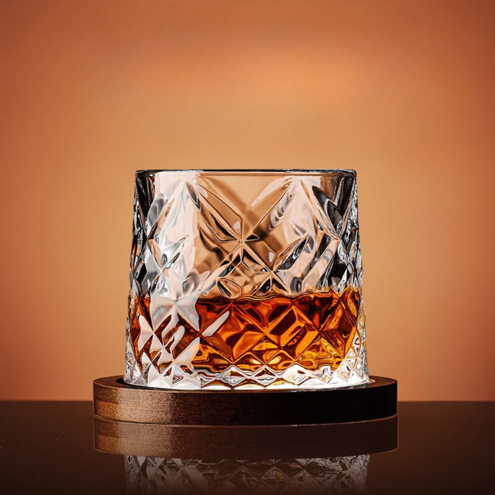 Verre à Whisky Socle Bois - Moor 14553