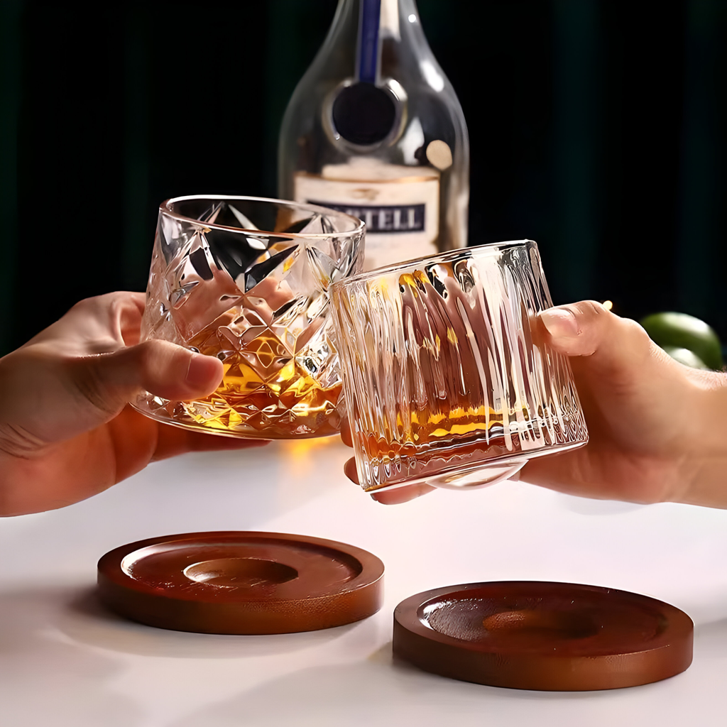 Verre à Whisky Socle Bois - Moor 145533